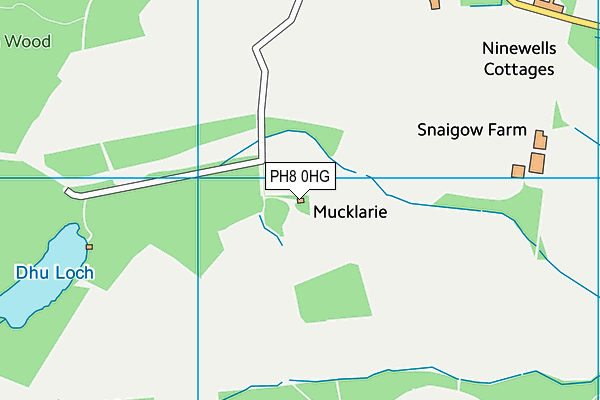 PH8 0HG map - OS VectorMap District (Ordnance Survey) PH8 0HG map - OS VectorMap District (Ordnance Survey)