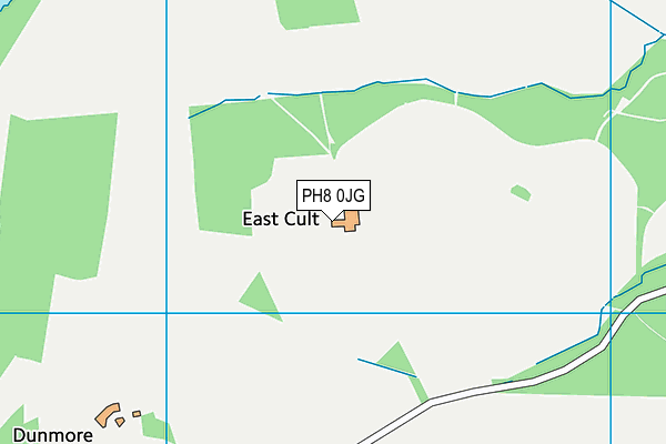 PH8 0JG map - OS VectorMap District (Ordnance Survey) PH8 0JG map - OS VectorMap District (Ordnance Survey)