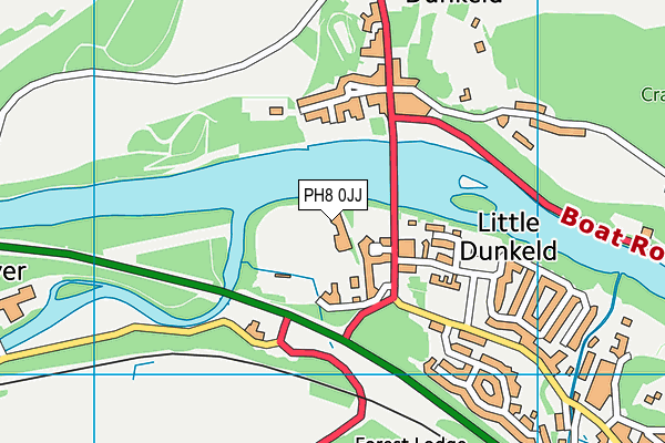 PH8 0JJ map - OS VectorMap District (Ordnance Survey) PH8 0JJ map - OS VectorMap District (Ordnance Survey)