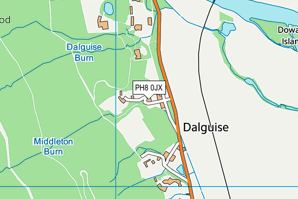 PH8 0JX map - OS VectorMap District (Ordnance Survey) PH8 0JX map - OS VectorMap District (Ordnance Survey)