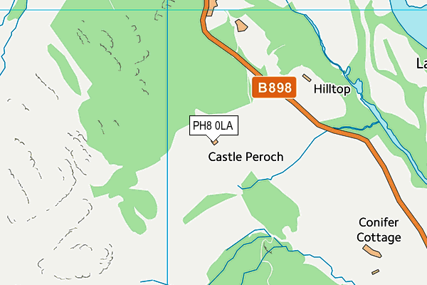 PH8 0LA map - OS VectorMap District (Ordnance Survey) PH8 0LA map - OS VectorMap District (Ordnance Survey)