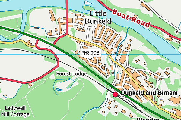 PH8 0QB map - OS VectorMap District (Ordnance Survey) PH8 0QB map - OS VectorMap District (Ordnance Survey)