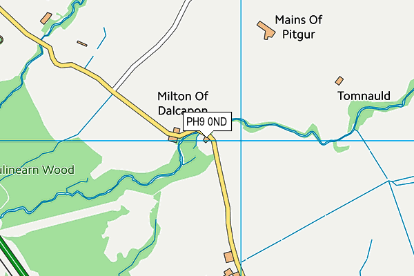 PH9 0ND map - OS VectorMap District (Ordnance Survey) PH9 0ND map - OS VectorMap District (Ordnance Survey)