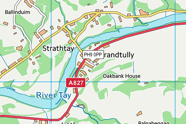 PH9 0PP map - OS VectorMap District (Ordnance Survey) PH9 0PP map - OS VectorMap District (Ordnance Survey)