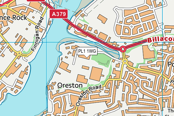 PL1 1WG map - OS VectorMap District (Ordnance Survey) PL1 1WG map - OS VectorMap District (Ordnance Survey)