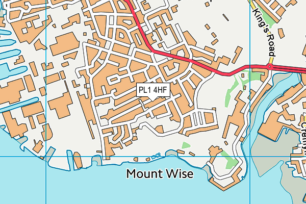 PL1 4HF map - OS VectorMap District (Ordnance Survey) PL1 4HF map - OS VectorMap District (Ordnance Survey)