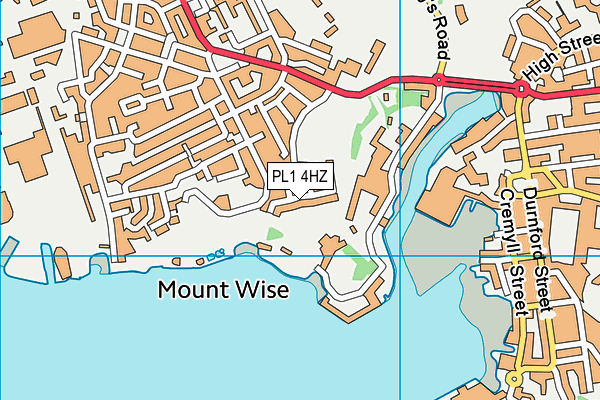 PL1 4HZ map - OS VectorMap District (Ordnance Survey) PL1 4HZ map - OS VectorMap District (Ordnance Survey)