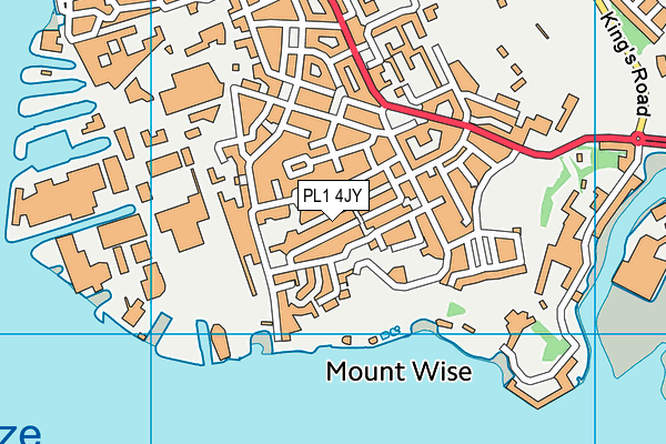 PL1 4JY map - OS VectorMap District (Ordnance Survey) PL1 4JY map - OS VectorMap District (Ordnance Survey)