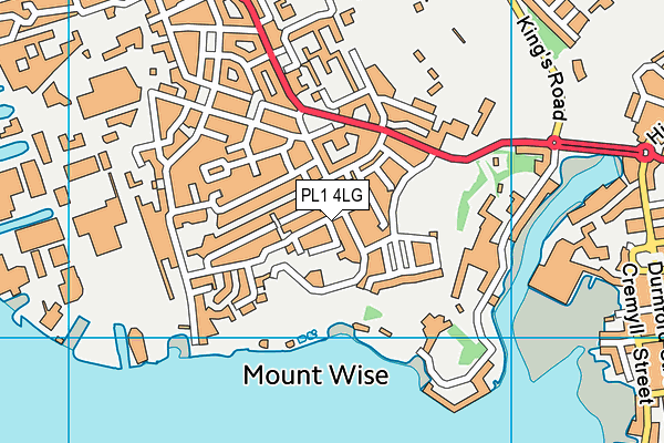 PL1 4LG map - OS VectorMap District (Ordnance Survey) PL1 4LG map - OS VectorMap District (Ordnance Survey)