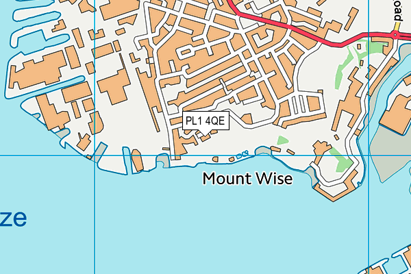 PL1 4QE map - OS VectorMap District (Ordnance Survey) PL1 4QE map - OS VectorMap District (Ordnance Survey)