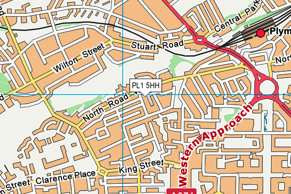 PL1 5HH map - OS VectorMap District (Ordnance Survey) PL1 5HH map - OS VectorMap District (Ordnance Survey)