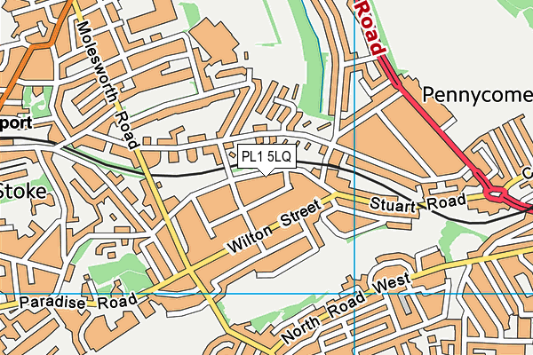 PL1 5LQ map - OS VectorMap District (Ordnance Survey) PL1 5LQ map - OS VectorMap District (Ordnance Survey)