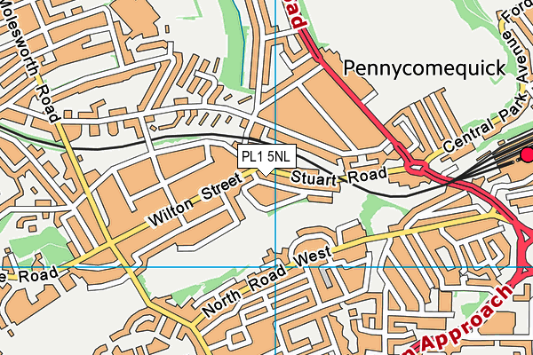 PL1 5NL map - OS VectorMap District (Ordnance Survey) PL1 5NL map - OS VectorMap District (Ordnance Survey)