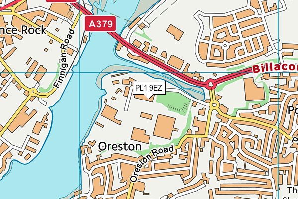 PL1 9EZ map - OS VectorMap District (Ordnance Survey) PL1 9EZ map - OS VectorMap District (Ordnance Survey)