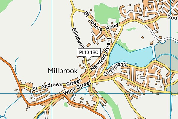 PL10 1BQ map - OS VectorMap District (Ordnance Survey) PL10 1BQ map - OS VectorMap District (Ordnance Survey)