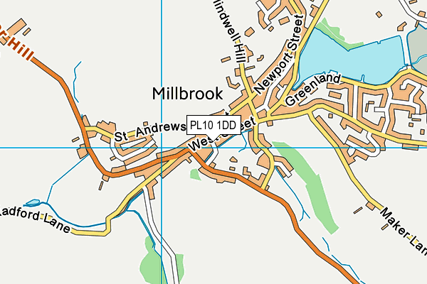 PL10 1DD map - OS VectorMap District (Ordnance Survey) PL10 1DD map - OS VectorMap District (Ordnance Survey)