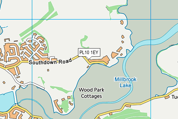 PL10 1EY map - OS VectorMap District (Ordnance Survey) PL10 1EY map - OS VectorMap District (Ordnance Survey)