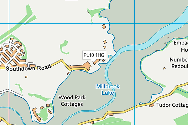 PL10 1HG map - OS VectorMap District (Ordnance Survey) PL10 1HG map - OS VectorMap District (Ordnance Survey)