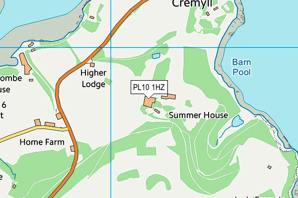 PL10 1HZ map - OS VectorMap District (Ordnance Survey) PL10 1HZ map - OS VectorMap District (Ordnance Survey)
