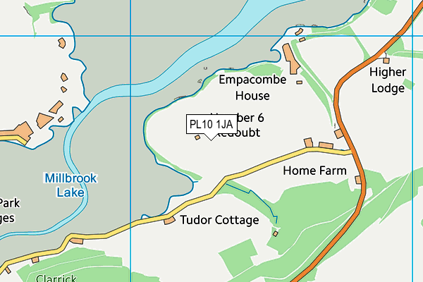 PL10 1JA map - OS VectorMap District (Ordnance Survey) PL10 1JA map - OS VectorMap District (Ordnance Survey)