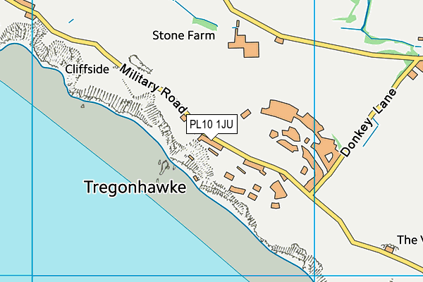 PL10 1JU map - OS VectorMap District (Ordnance Survey) PL10 1JU map - OS VectorMap District (Ordnance Survey)