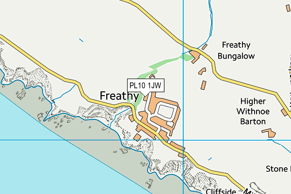 PL10 1JW map - OS VectorMap District (Ordnance Survey) PL10 1JW map - OS VectorMap District (Ordnance Survey)