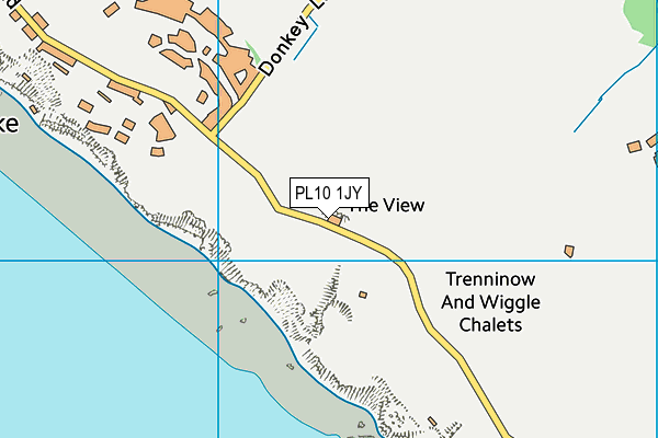 PL10 1JY map - OS VectorMap District (Ordnance Survey) PL10 1JY map - OS VectorMap District (Ordnance Survey)