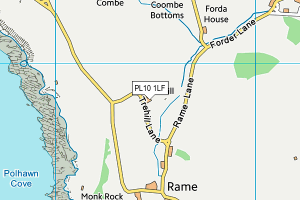 PL10 1LF map - OS VectorMap District (Ordnance Survey) PL10 1LF map - OS VectorMap District (Ordnance Survey)