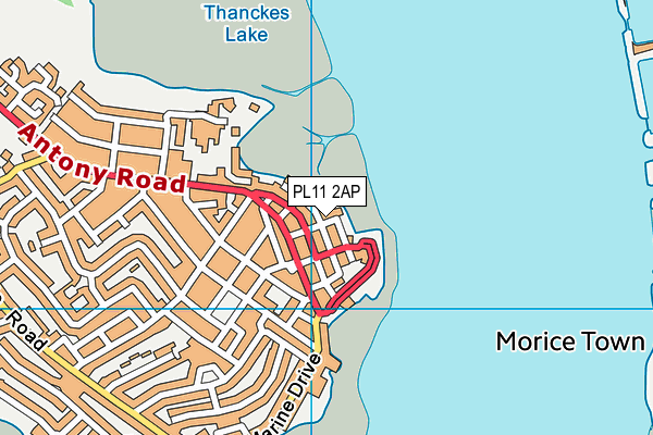 PL11 2AP map - OS VectorMap District (Ordnance Survey) PL11 2AP map - OS VectorMap District (Ordnance Survey)