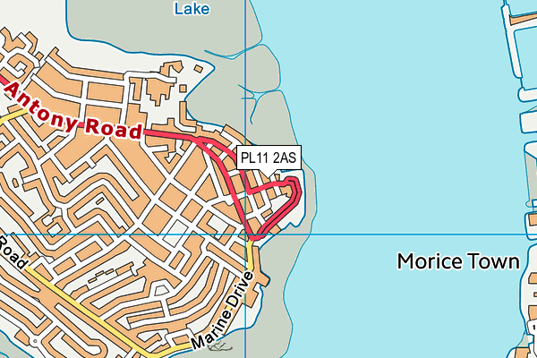PL11 2AS map - OS VectorMap District (Ordnance Survey) PL11 2AS map - OS VectorMap District (Ordnance Survey)