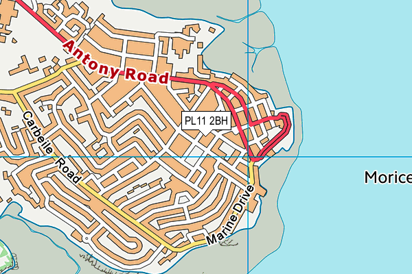 PL11 2BH map - OS VectorMap District (Ordnance Survey) PL11 2BH map - OS VectorMap District (Ordnance Survey)