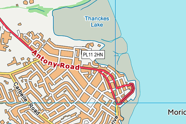PL11 2HN map - OS VectorMap District (Ordnance Survey) PL11 2HN map - OS VectorMap District (Ordnance Survey)