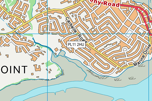 PL11 2HU map - OS VectorMap District (Ordnance Survey) PL11 2HU map - OS VectorMap District (Ordnance Survey)