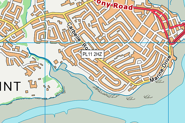 PL11 2HZ map - OS VectorMap District (Ordnance Survey) PL11 2HZ map - OS VectorMap District (Ordnance Survey)