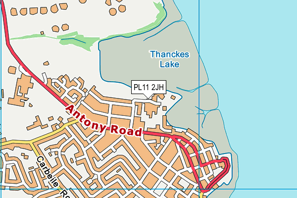 PL11 2JH map - OS VectorMap District (Ordnance Survey) PL11 2JH map - OS VectorMap District (Ordnance Survey)