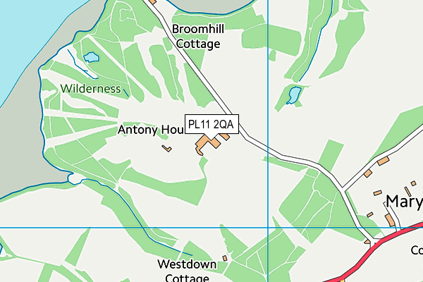 PL11 2QA map - OS VectorMap District (Ordnance Survey) PL11 2QA map - OS VectorMap District (Ordnance Survey)