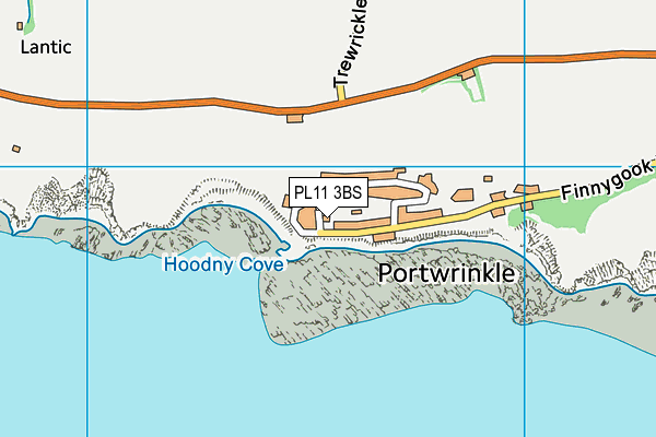 PL11 3BS map - OS VectorMap District (Ordnance Survey)