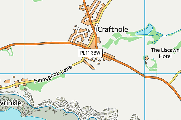 PL11 3BW map - OS VectorMap District (Ordnance Survey) PL11 3BW map - OS VectorMap District (Ordnance Survey)