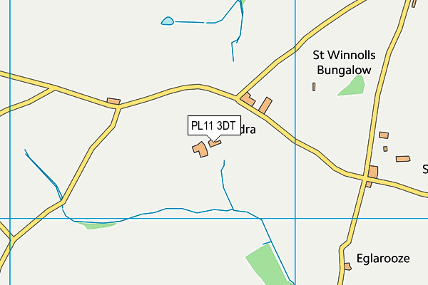 PL11 3DT map - OS VectorMap District (Ordnance Survey) PL11 3DT map - OS VectorMap District (Ordnance Survey)