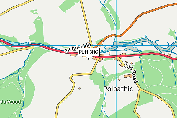 PL11 3HG map - OS VectorMap District (Ordnance Survey) PL11 3HG map - OS VectorMap District (Ordnance Survey)