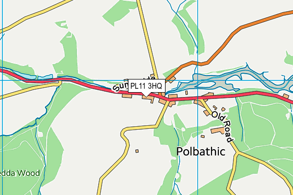 PL11 3HQ map - OS VectorMap District (Ordnance Survey) PL11 3HQ map - OS VectorMap District (Ordnance Survey)