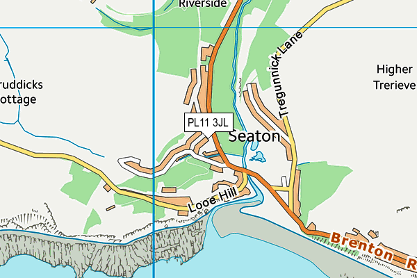 PL11 3JL map - OS VectorMap District (Ordnance Survey) PL11 3JL map - OS VectorMap District (Ordnance Survey)