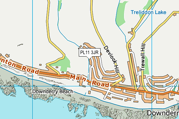 PL11 3JR map - OS VectorMap District (Ordnance Survey) PL11 3JR map - OS VectorMap District (Ordnance Survey)
