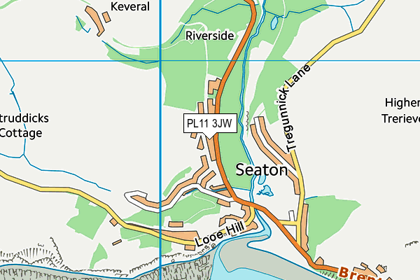PL11 3JW map - OS VectorMap District (Ordnance Survey) PL11 3JW map - OS VectorMap District (Ordnance Survey)