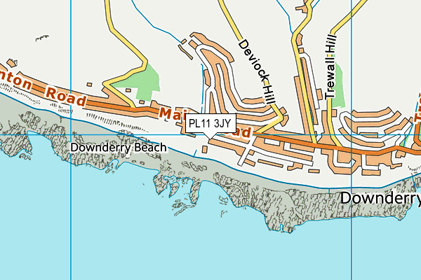 PL11 3JY map - OS VectorMap District (Ordnance Survey) PL11 3JY map - OS VectorMap District (Ordnance Survey)