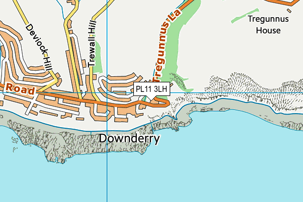 PL11 3LH map - OS VectorMap District (Ordnance Survey) PL11 3LH map - OS VectorMap District (Ordnance Survey)