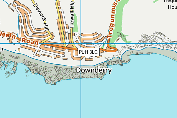 PL11 3LQ map - OS VectorMap District (Ordnance Survey)