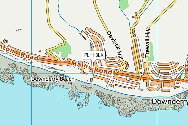 PL11 3LX map - OS VectorMap District (Ordnance Survey) PL11 3LX map - OS VectorMap District (Ordnance Survey)
