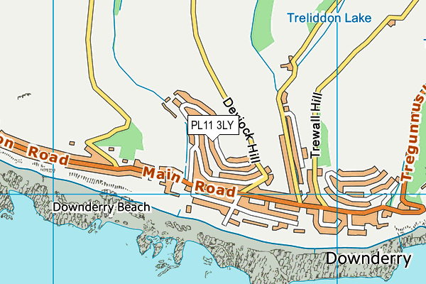 PL11 3LY map - OS VectorMap District (Ordnance Survey) PL11 3LY map - OS VectorMap District (Ordnance Survey)