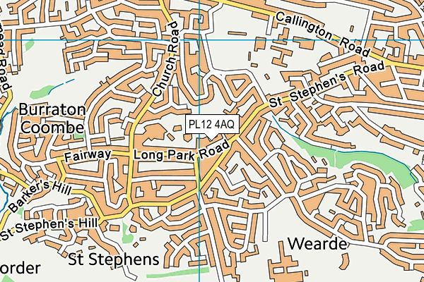 PL12 4AQ map - OS VectorMap District (Ordnance Survey) PL12 4AQ map - OS VectorMap District (Ordnance Survey)